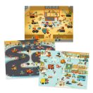 Djeco Járgányok az aszfalton - Satírozó képkészítés