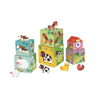2Kids Toys - Állatos kockák Farm - JátékManufaktúra