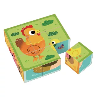 2Kids Toys - Fa kockák Farm - JátékManufaktúra