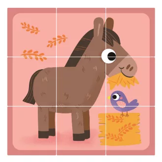2Kids Toys - Fa kockák Farm - JátékManufaktúra