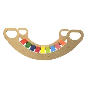2KidsToys-Montessori szivárvány hinta, nagy - JátékManufaktúra