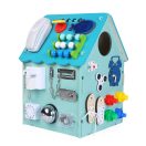 2Kids Toys - Activity tábla Házikó, kék - JátékManufaktúra