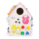 2Kids Toys - Activity tábla Házikó, rózsaszín - JátékManufaktúra