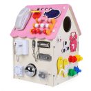 2Kids Toys - Activity tábla Házikó, rózsaszín - JátékManufaktúra