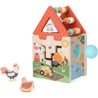 2Kids Toys - Motorikus kocka Farm 2 az 1-ben - JátékManufaktúra