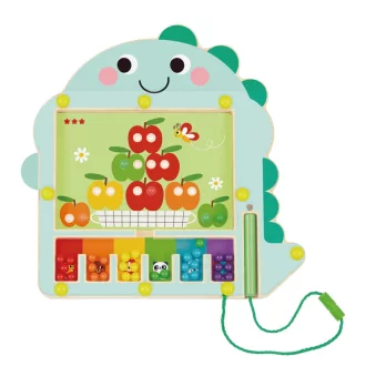 2Kids Toys - Mágneses játék Színek válogatása dinoszaurusszal - JátékManufaktúra