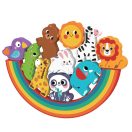 2Kids Toys - Egyensúlyozó puzzle állatokkal 2 az 1-ben - JátékManufaktúra