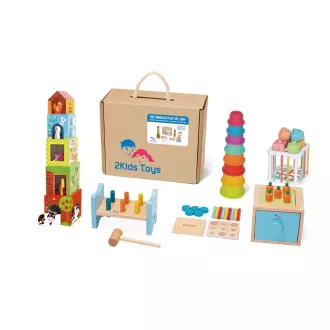 2Kids Toys - Ajándékszett a legkisebbeknek 12 hó+ - JátékManufaktúra