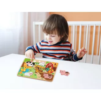 2Kids Toys - Beillesztős puzzle: Farm - JátékManufaktúra