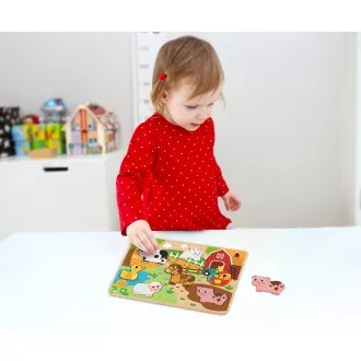 2Kids Toys - Beillesztős puzzle: Farm - JátékManufaktúra