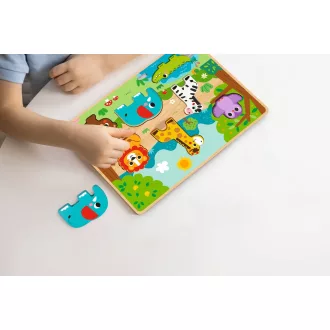 2Kids Toys - Beillesztős puzzle: Állatok - JátékManufaktúra