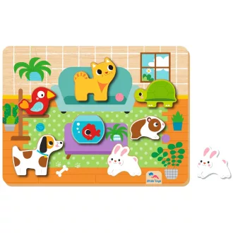 2Kids Toys - Beillesztős puzzle: Kedvencek - JátékManufaktúra