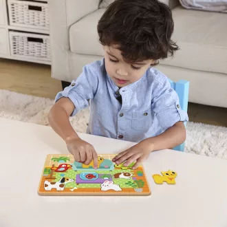 2Kids Toys - Beillesztős puzzle: Kedvencek - JátékManufaktúra