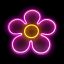 2KidsToys-LED neon lámpa Virág - JátékManufaktúra