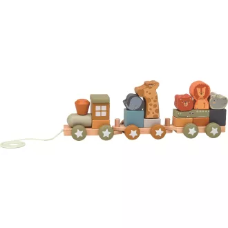 2Kids Toys - Fa vonat állatkákkal - JátékManufaktúra