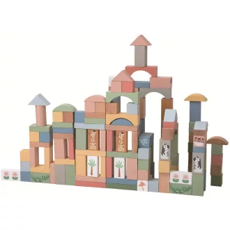 2Kids Toys - Szafari kockák állatkákkal, 120 db - JátékManufaktúra