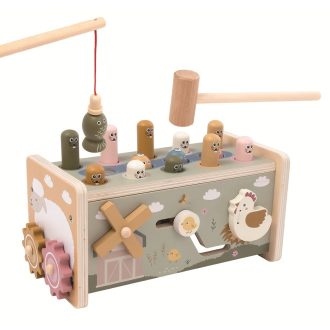   2Kids Toys Multifunkčná zatĺkačka Farma - poškodený obal