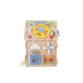 2Kids Toys - Activity board: Természetes házikó - JátékManufaktúra