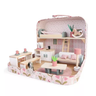 2KidsToys-Babaház bőröndben, Konyha - JátékManufaktúra
