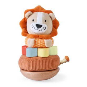 2KidsToys-Egymásra rakható karikák, Kis oroszlán - JátékManufaktúra