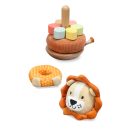 2KidsToys-Egymásra rakható karikák, Kis oroszlán - JátékManufaktúra