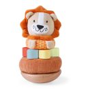 2KidsToys-Egymásra rakható karikák, Kis oroszlán - JátékManufaktúra