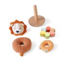 2KidsToys-Egymásra rakható karikák, Kis oroszlán - JátékManufaktúra