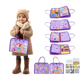 2Kids Toys - Szenzoros busy könyv: Sellőlányok - JátékManufaktúra