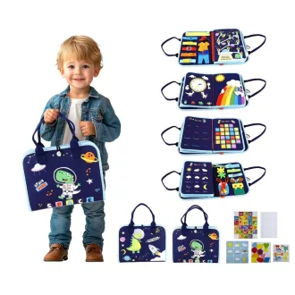 2Kids Toys - Szenzoros busy könyv: Űr - JátékManufaktúra