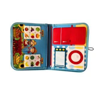 2Kids Toys - Szenzoros busy könyv: Dínók 3 - JátékManufaktúra