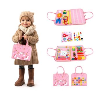 2Kids Toys - Szenzoros busy könyv: Egyszarvú 1 - JátékManufaktúra