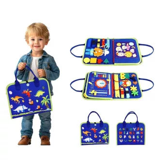 2Kids Toys - Szenzoros busy könyv: Dínók 4 - JátékManufaktúra