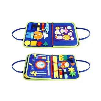 2Kids Toys - Szenzoros busy könyv: Dínók 4 - JátékManufaktúra