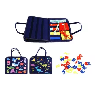 2Kids Toys - Szenzoros busy könyv: Vízi / Dínóvilág - JátékManufaktúra