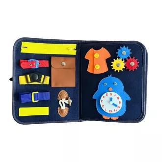 2Kids Toys - Szenzoros busy könyv: Vízi / Dínóvilág - JátékManufaktúra