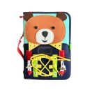 2Kids Toys - Szenzoros busy könyv: Mackó - JátékManufaktúra