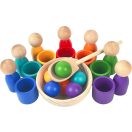 2Kids Toys - Szivárvány babák labdákkal, 7 szín - JátékManufaktúra