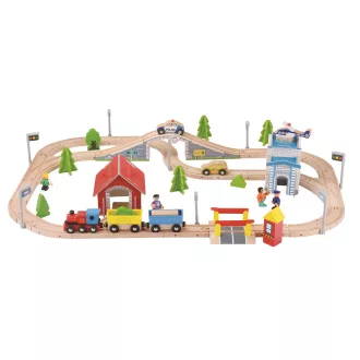 2Kids Toys - Vonatpálya, 80 db - JátékManufaktúra