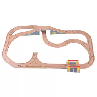 2Kids Toys - Vonatpálya, 80 db - JátékManufaktúra