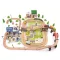 2KidsToys-Vonatpálya, Város és falu, 200 darabos - JátékManufaktúra