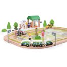 2Kids Toys - Vonatpálya: Falu, 110 db - JátékManufaktúra