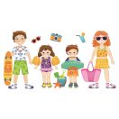 2Kids Toys - Mágneses öltöztető: Család - JátékManufaktúra