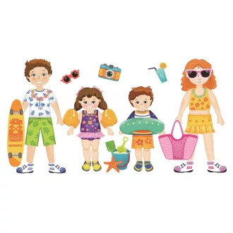 2Kids Toys - Mágneses öltöztető: Család - JátékManufaktúra