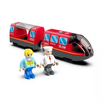 2KidsToys-Elektromos városi vonat, piros - JátékManufaktúra