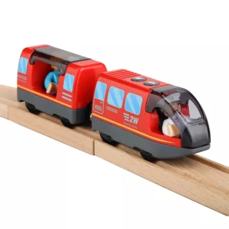 2KidsToys-Elektromos városi vonat, piros - JátékManufaktúra