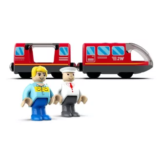 2KidsToys-Elektromos városi vonat, piros - JátékManufaktúra