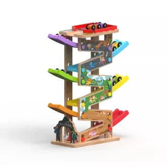 2KidsToys-Nagy versenypálya, 6 rámpával - JátékManufaktúra