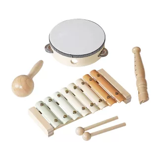 2KidsToys-Zenés játékkészlet, 4 az 1-ben - JátékManufaktúra