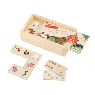2KidsToys-Dominó, Tanyasi állatok - JátékManufaktúra