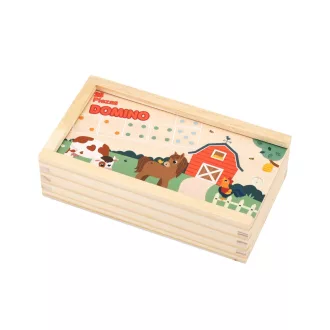 2KidsToys-Dominó, Tanyasi állatok - JátékManufaktúra